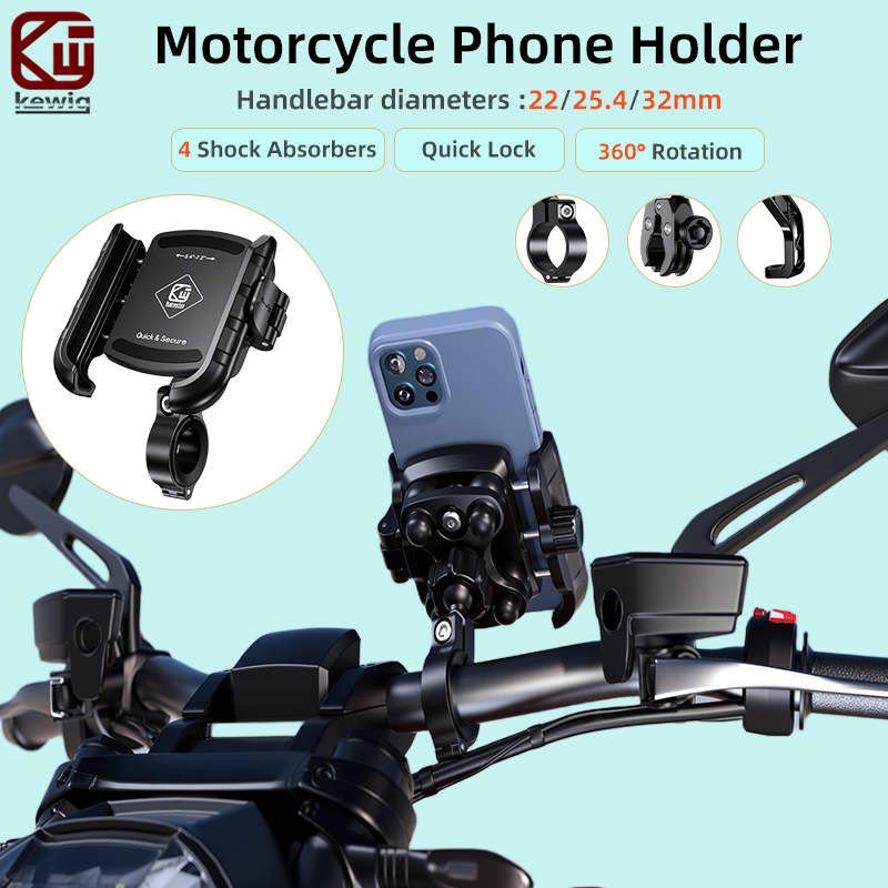 Kewig M8SP Motorcycle Phone Ho - đánh giá và giá Commuter Bike Lock