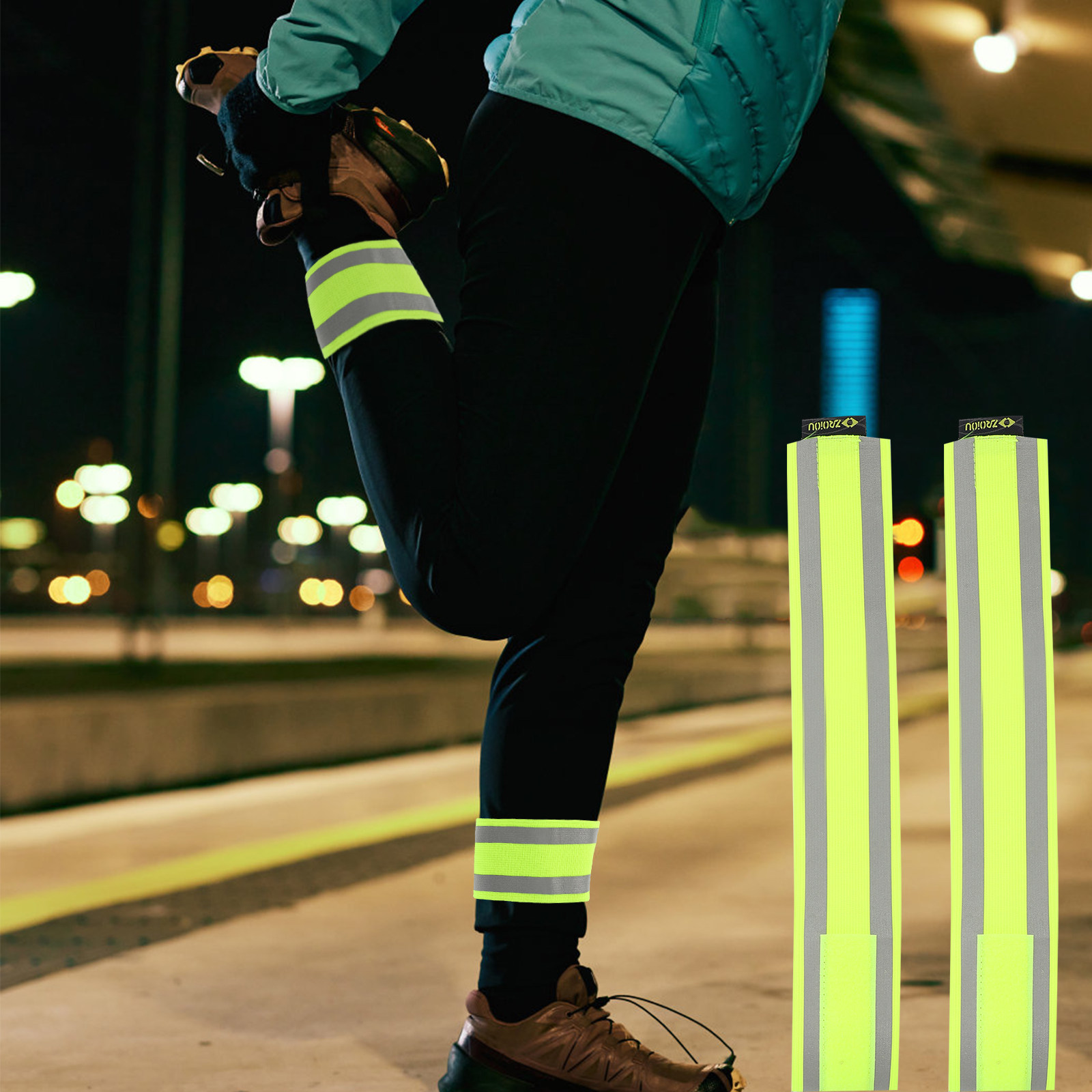 Reflective Safety Bands 2 Pack - đánh giá và giá Cycling To Work