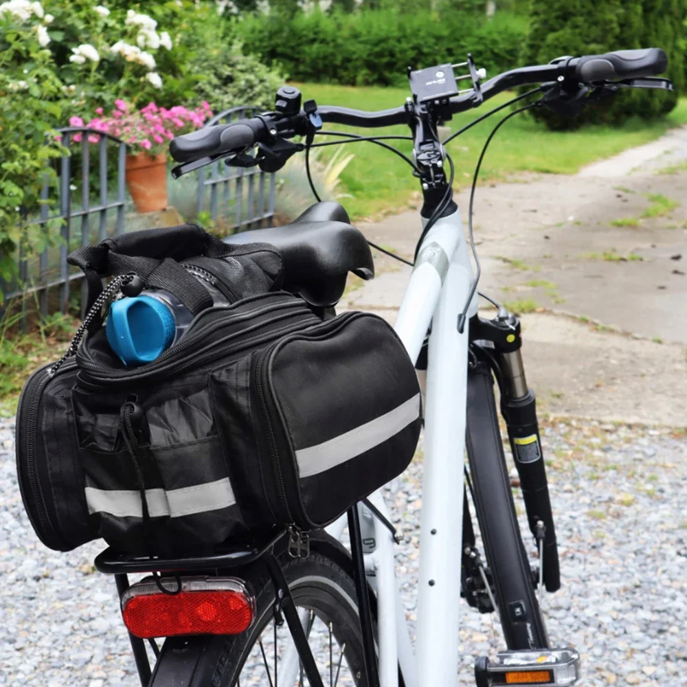 Bicycle Trunk Bag 27L Bicycle  - đánh giá và giá Cycling Commute In Rain